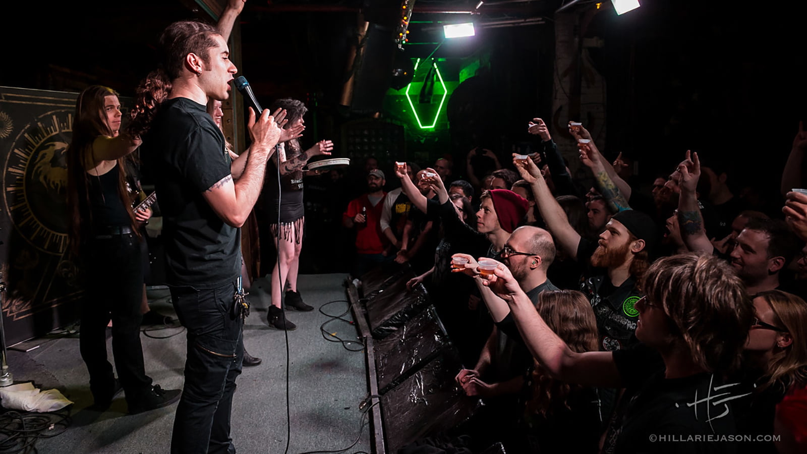 Ralphs Diner Worcester, MA Upstairs Stage People on Stage